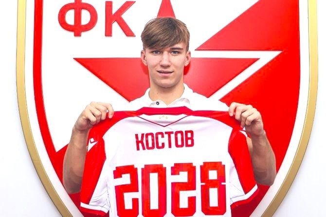 开云平台-镜报：阿森纳等队关注小将科斯托夫，红星队称已收到2000万欧报价